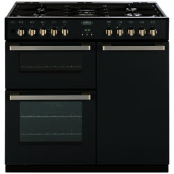 Belling DB4 Deluxe 90DFT MF Dual Fuel Range Cooker, Anthracite